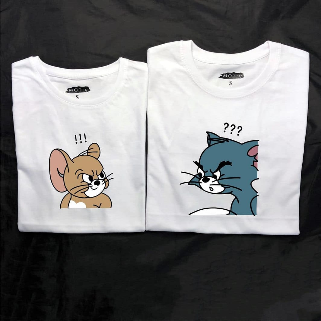 Tricouri pentru cupluri - Tom & Jerry2