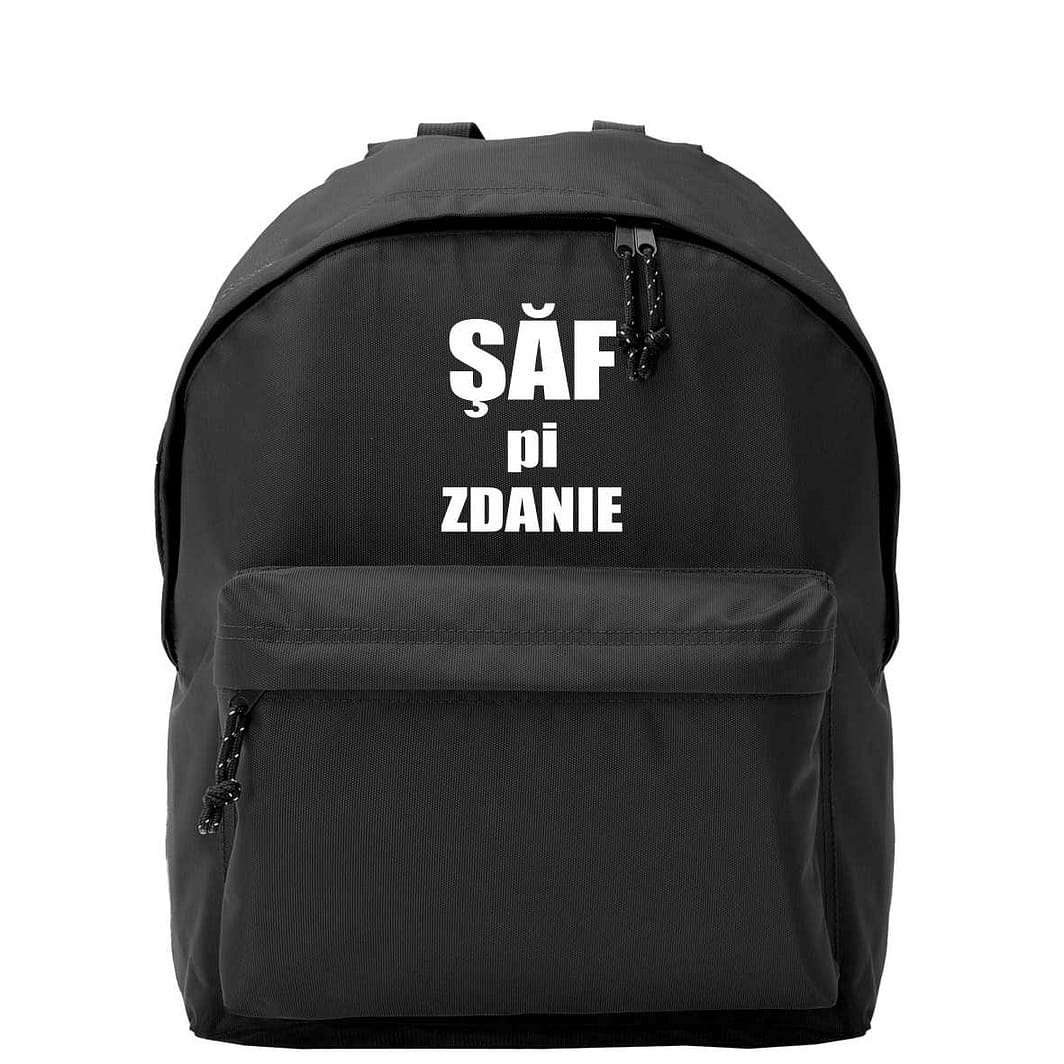 Rucsac personalizat - Șăf pi zdanie