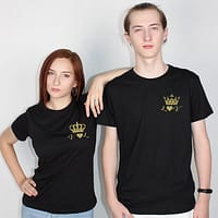 Tricouri pentru cupluri - Coronițe