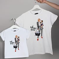 Set tricouri mamă fiu - Mama Boss