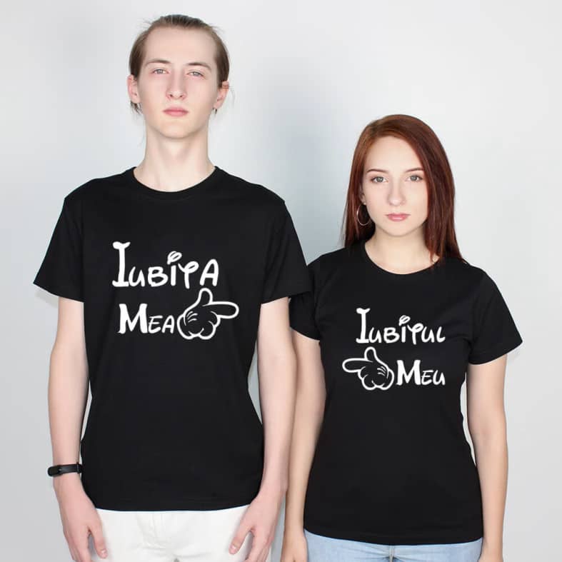 Tricouri pentru cupluri - Iubita/Iubitul