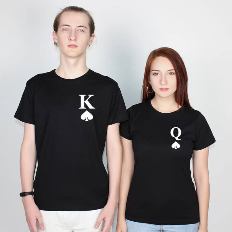 Tricouri pentru cupluri - King&Queen