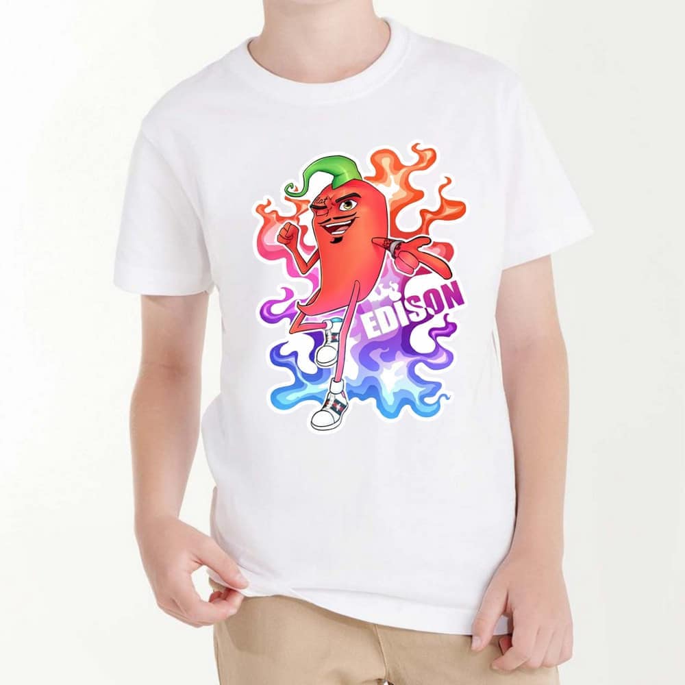 Tricou pentru copii - Edison Minecraft