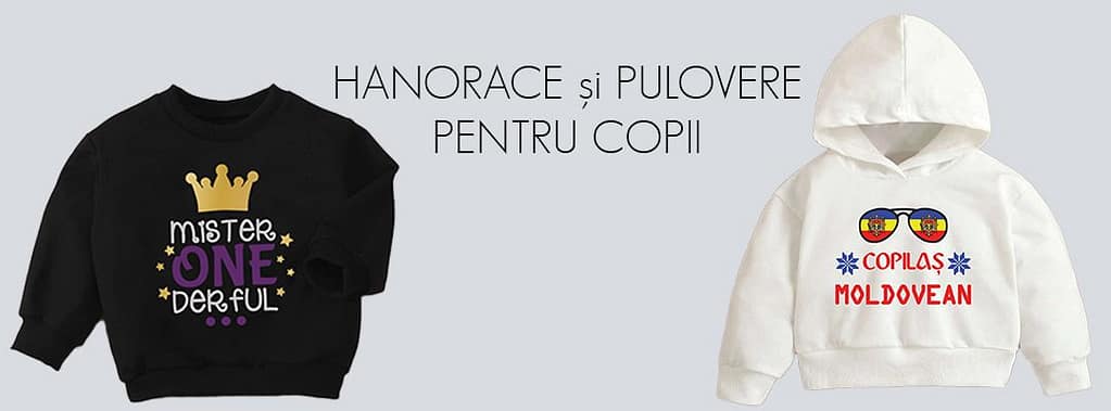 Hanorace și pulovere pentru copii