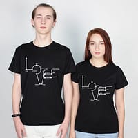 Tricouri pentru cupluri - Love