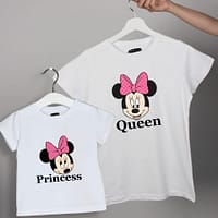 Set de tricouri mamă fiică - Queens