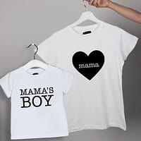 Set tricouri mamă fiu - Băiatul mamei