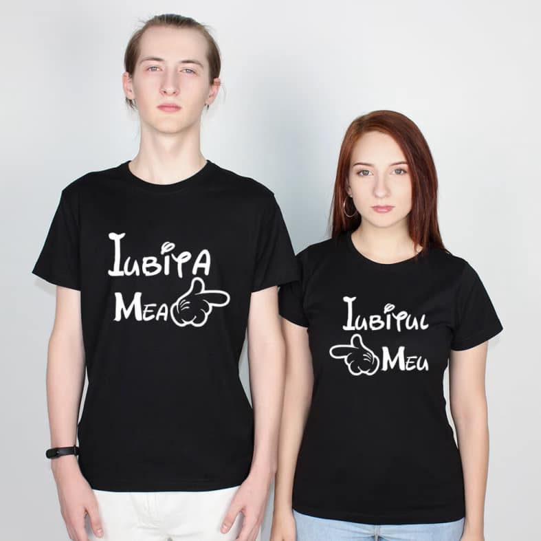 Tricouri pentru cupluri - Iubita/Iubitul