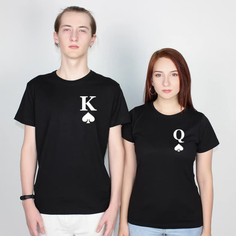 Tricouri pentru cupluri - King&Queen
