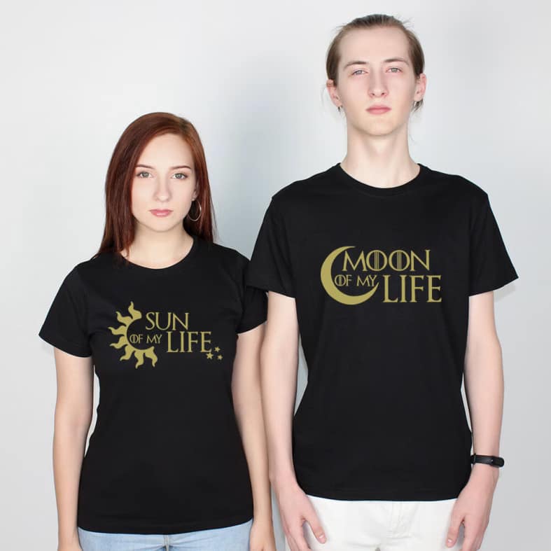 Tricouri pentru cupluri - Moon&Sun
