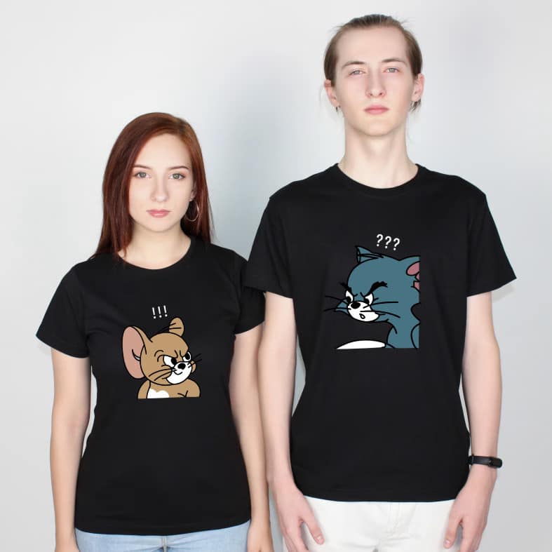 Tricouri pentru cupluri - Tom & Jerry