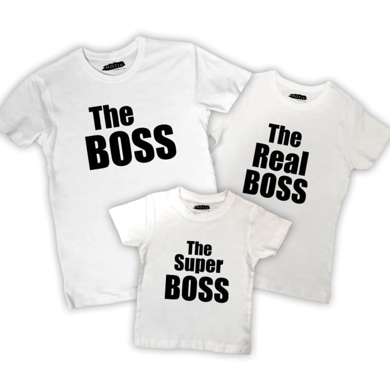 Set tricouri familie - Boss Family