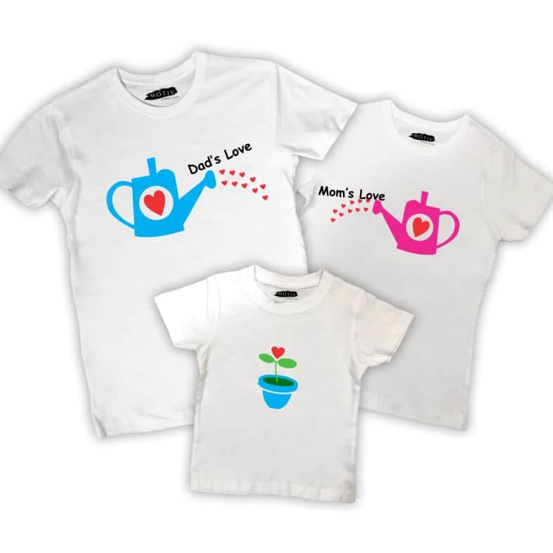 Set tricouri familie - Familie iubitoare