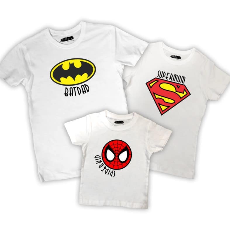 Set tricouri familie - Familie de super-eroi
