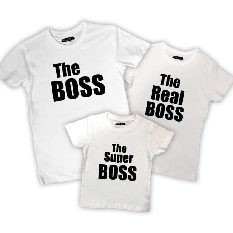 Set tricouri familie - Boss Family