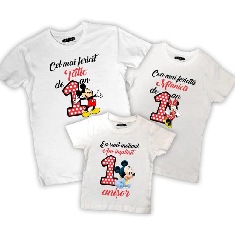 Set tricouri familie - Cei mai fericiți