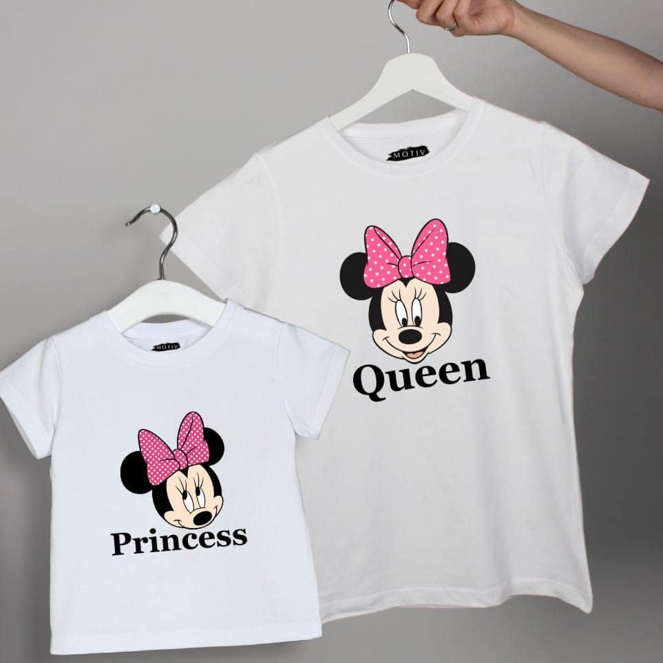 Set de tricouri mamă fiică - Queens