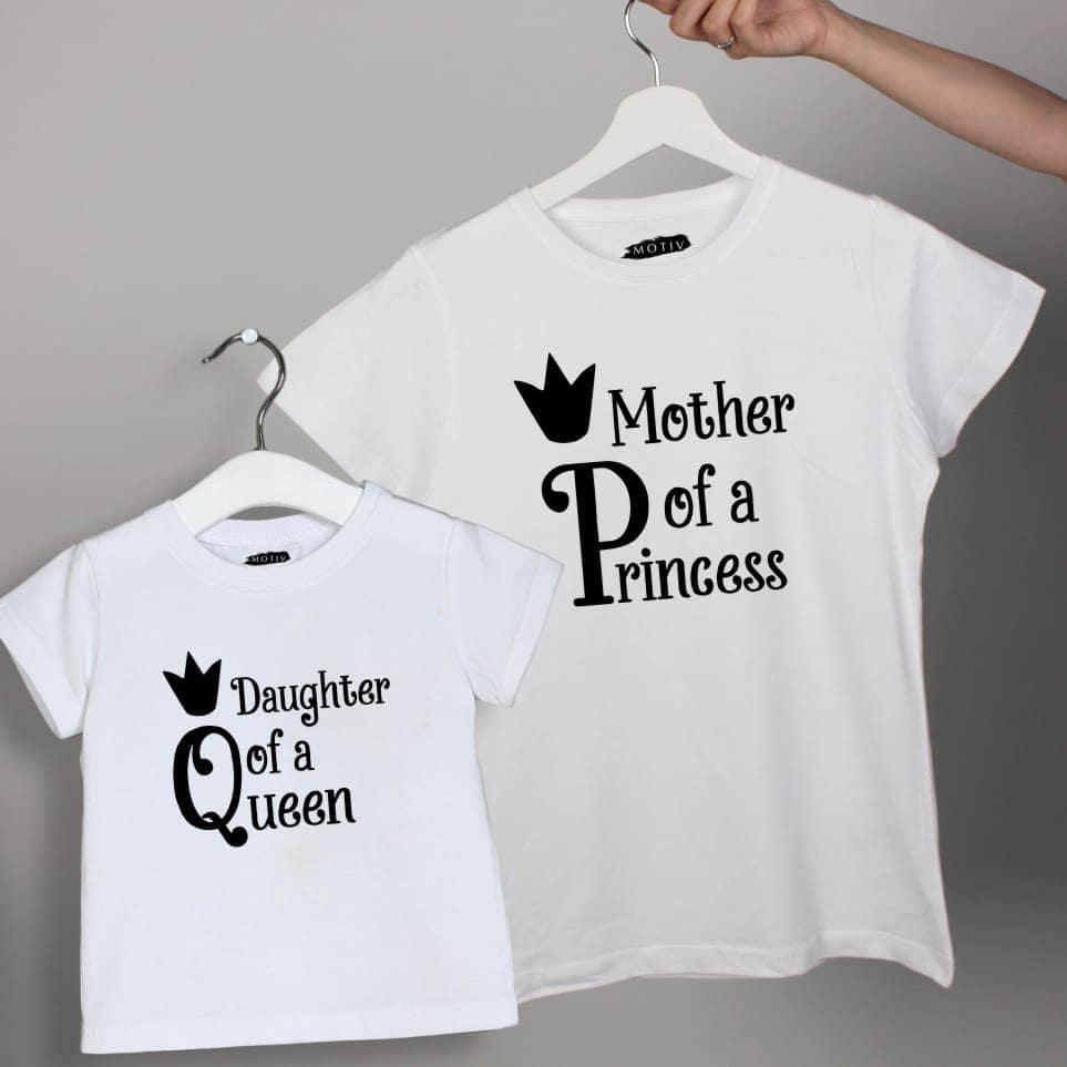 Set de tricouri mamă fiică - Princess