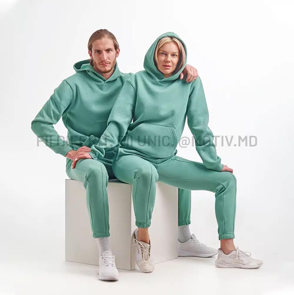 Costum cuplu Turcoaz